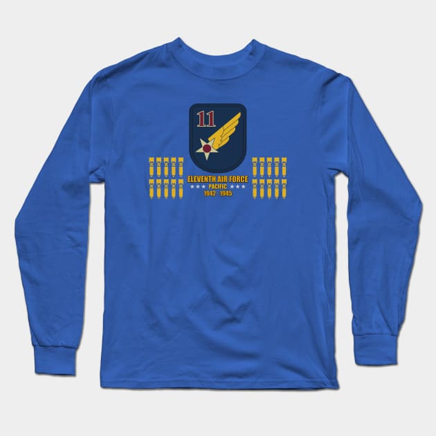 11th Air Force Long Sleeve T-Shirt by TCP